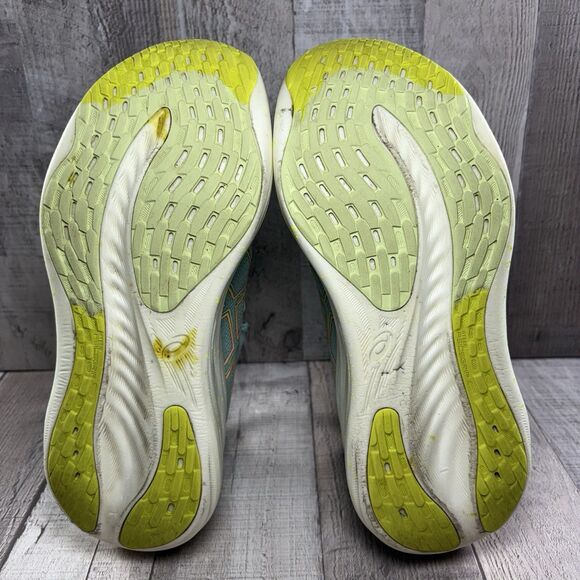 Asics GEL Nimbus 26 Women's Size 7.5 Running Shoes Athletic Sneakers Green - Picture 11 of 13